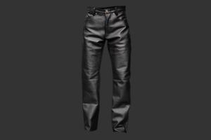 Pantalone Nero in Vera Pelle da Uomo – Luciano Collezioni