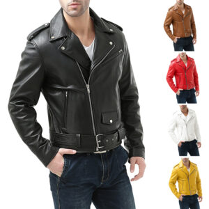 Chiodo da Uomo in Vera Pelle Nappa