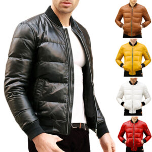 Bomber da Uomo in Vera Pelle Nappa