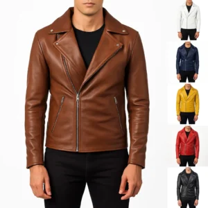 Chiodo da Uomo in Vera Pelle di Agnello