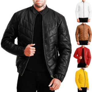 Giubbotto Bomber da Uomo in Vera Pelle Nappa